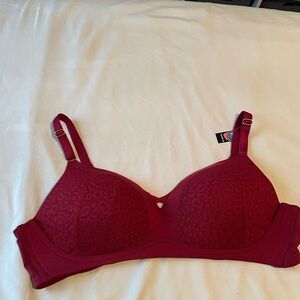 Red Women's Bra